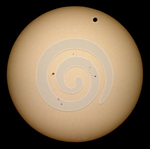 Venus Transit 2012 over the Sun