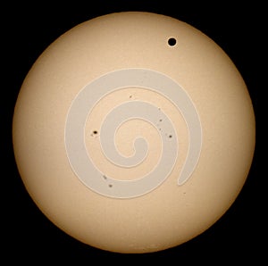 Venus Transit 2012 over the Sun