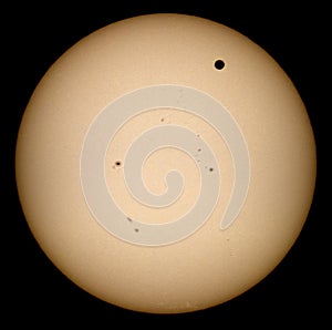 Venus Transit 2012 over the Sun