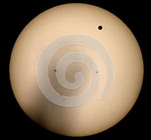 Venus Transit 2012 over the Sun