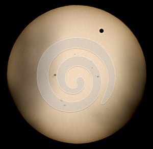 Venus Transit 2012 over the Sun