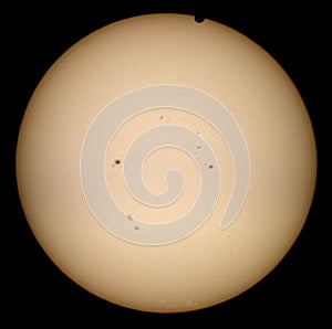 Venus Transit 2012 over the Sun