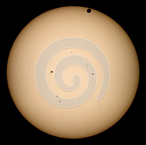 Venus Transit 2012 over the Sun
