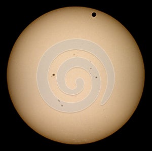 Venus Transit 2012 over the Sun
