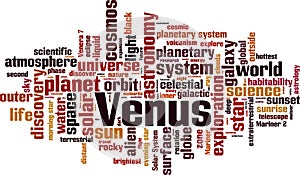 Venus word cloud