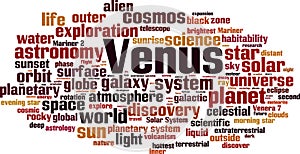 Venus word cloud