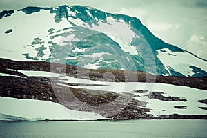 Veobrean glacier seen from Glittertind mountain (Jotunheimen Nat