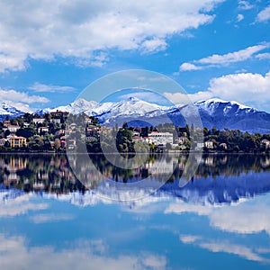 Verbania town on the Lake Maggiore