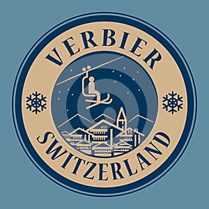 Verbier in Switzerland, ski resort photo
