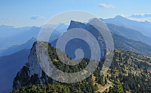 The Vercors mountains.