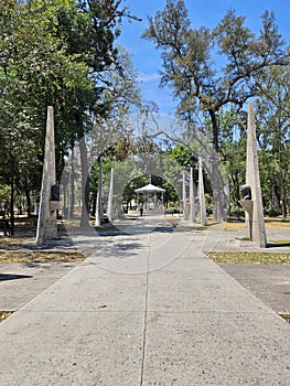 Verdant Avenue of Sculptures at Morelos Park, Guadalajara photo
