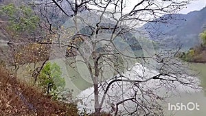 Verdant Hills Mirrored In Teesta