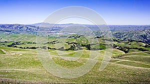 Verdant Hills; Mt Diablo and Livermore valley in the background