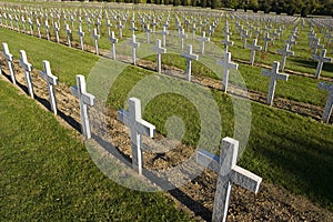 Verdun memorial cemetery