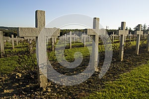 Verdun memorial cemetery