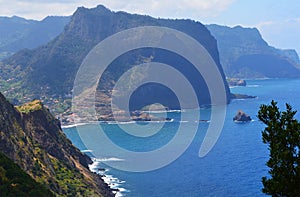 Vereda da Boca do Risco walking path in Madeiraâ€™s north-eastern coast