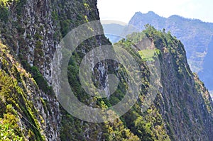 Vereda da Boca do Risco walking path in Madeiraâ€™s north-eastern coast