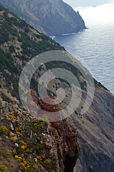 Vereda da Boca do Risco walking path in Madeiraâ€™s north-eastern coast