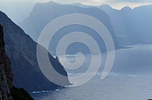 Vereda da Boca do Risco walking path in Madeiraâ€™s north-eastern coast