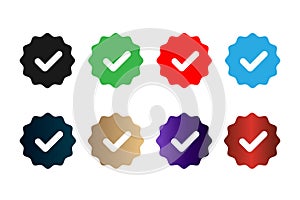 Verification Badge Set- Guaranteed stamp or verified badge