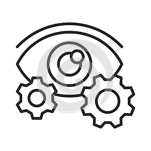 Verification, icon in line design. Verification, validation, check, confirmation, authentication, approval, security on