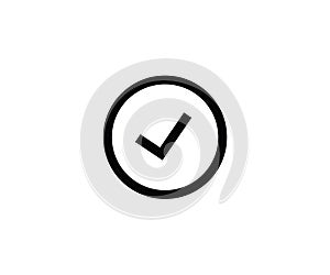 Verification tick symbol confirm agree icon