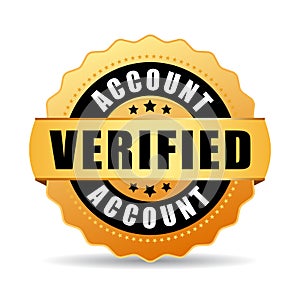 Verified account vector icon