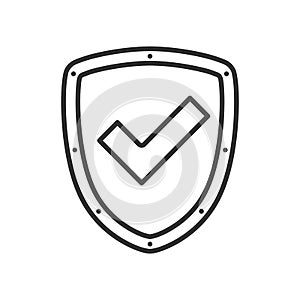 Verified Authorized Outline Flat Shield photo