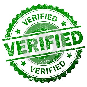 Verified stamp seal