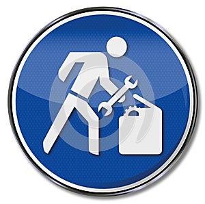 Machine, maintenance and repair