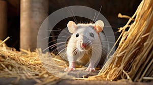 verm rat in a barn