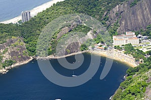 Vermelho beach in Rio de Janeiro