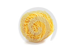 Vermicelli pasta nest