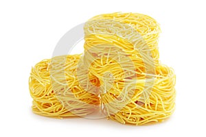 Vermicelli pasta nests