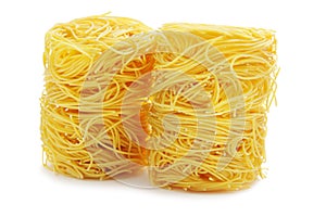 Vermicelli pasta nests