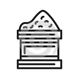 Vermicompost Icon vector image.