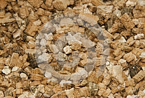 Vermiculite used in potting plants