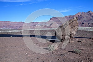 The Vermilion Cliffs at Lees Ferry in Arizona