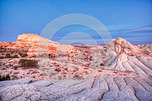 Vermillion Cliffs Sunrise in the sandstone rocks