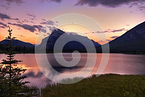 Vermillion Lake Sunset photo