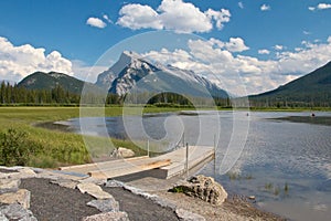 Vermillion Lakes and Dock