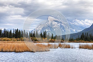 Vermillion Lakes and Mount Rundle near Banff, Alberta