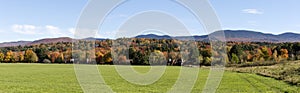 Vermont Autumn Foliage Panorama
