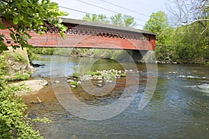 Vermont covered bridge photo