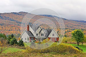 Vermont Fall Foliage, Mount Mansfield, Vermont