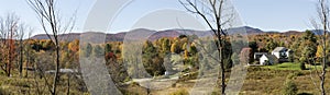 Vermont Autumn Foliage Panorama