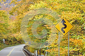 Vermont Fall Foliage, Smugglers Notch, Vermont