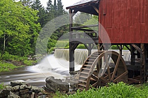 Vermont Mill and Waterfall