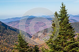 Vermont mountains in fall