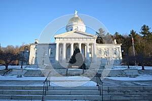 Vermont state capital building.